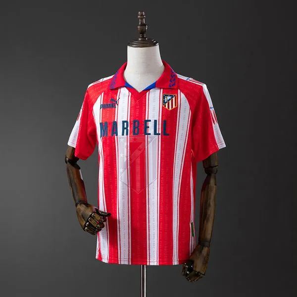 Camiseta de fútbol Atlético Madrid 1995/96 LOCAL MANGA CORTA VERSION FAN